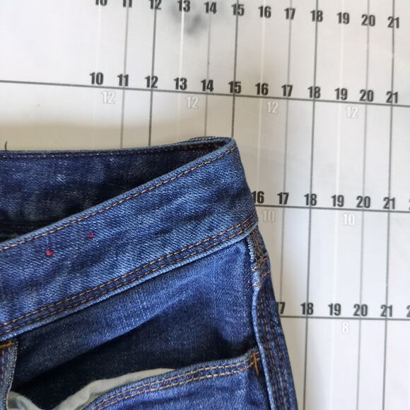 Banana Republic Jeans Womens 29 Blue Skinny Dark Wash Preppy Y2K Retro Stretch - Picture 7 of 8